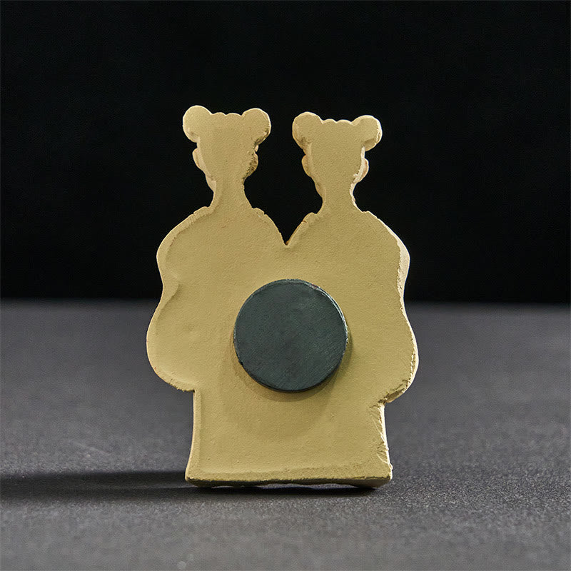 Imán para nevera con diseño de Buddha Stones , perros gemelos, Buda cuadrado, decoración para el hogar - image 9