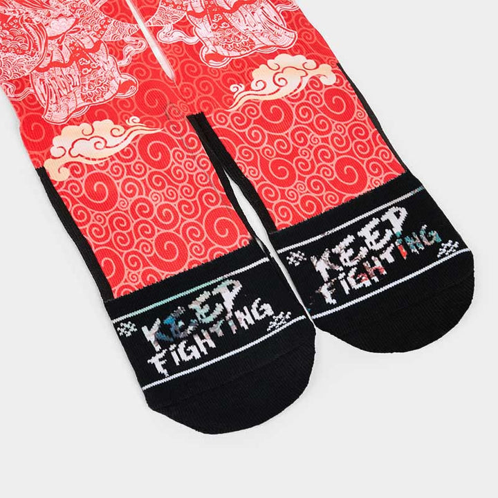 Calcetines unisex con diseño de Buddha Stones auspiciosas, informales, con piedras, dios de la riqueza - image 12