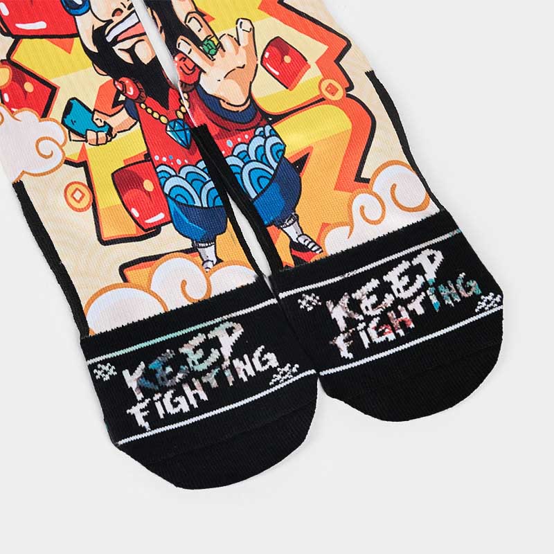 Calcetines unisex con diseño de Buddha Stones, Dios de la Riqueza, sobres rojos, micro lingotes, para hombre y mujer - image 8