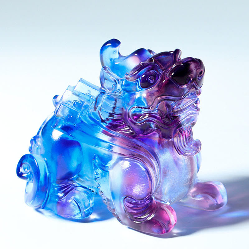 Buddha Stones, Cristal Liuli Pixiu, Atracción de Riqueza y Suerte, Decoración para el Hogar - image 1