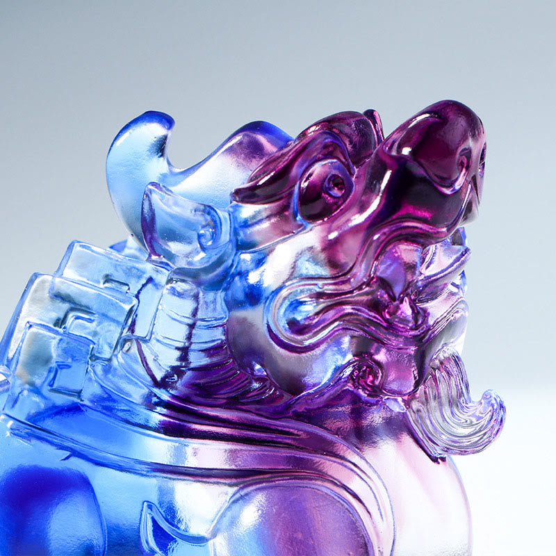 Buddha Stones, Cristal Liuli Pixiu, Atracción de Riqueza y Suerte, Decoración para el Hogar - image 4