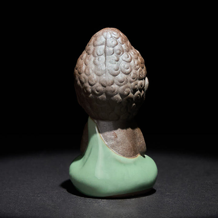 Buddha Stones, monje en reposo, meditación, oración, estatua de cerámica, serenidad, decoración del hogar - image 21