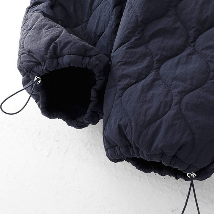 Pantalones térmicos gruesos para mujer Buddha Stones, lisos, con puño elástico, cordón ajustable y bolsillos. - image 7