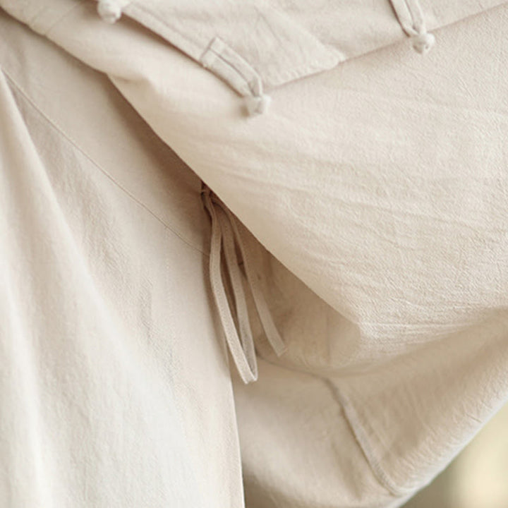 Conjunto de meditación zen para mujer con estampado de Buddha Stones : camiseta de manga larga con cuello en V y pantalón de pierna ancha. - image 10