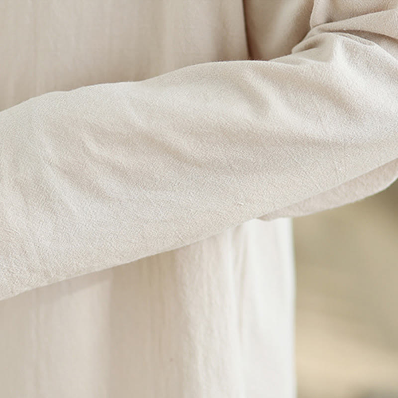 Conjunto de meditación zen para mujer con estampado de Buddha Stones : camiseta de manga larga con cuello en V y pantalón de pierna ancha. - image 9