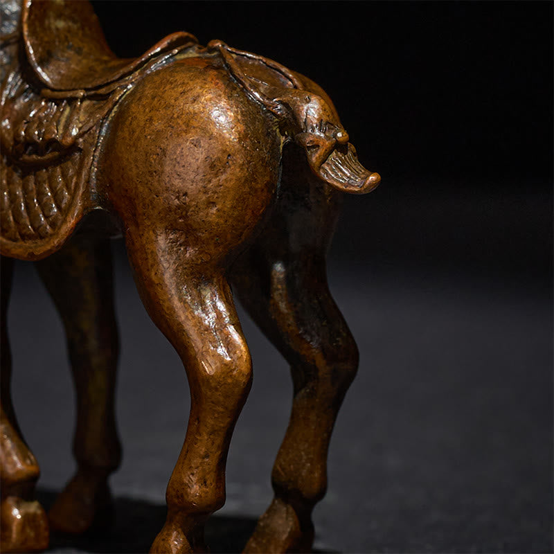 Buddha Stones del Año Antiguo del Caballo, aleación, decoración del hogar, 7,5 x 2,6 x 7 cm - image 9