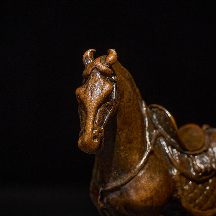 Buddha Stones del Año Antiguo del Caballo, aleación, decoración del hogar, 7,5 x 2,6 x 7 cm - image 6