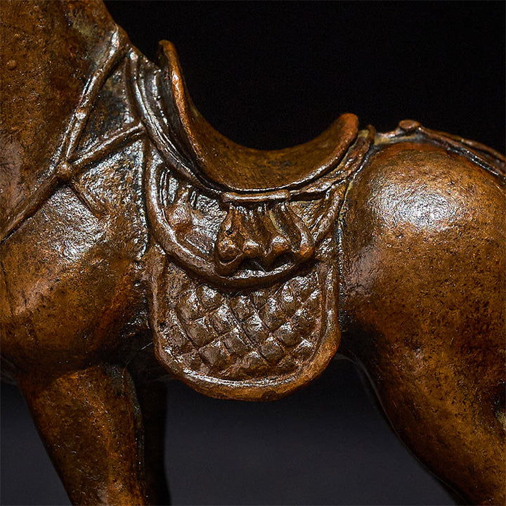 Buddha Stones del Año Antiguo del Caballo, aleación, decoración del hogar, 7,5 x 2,6 x 7 cm - image 8