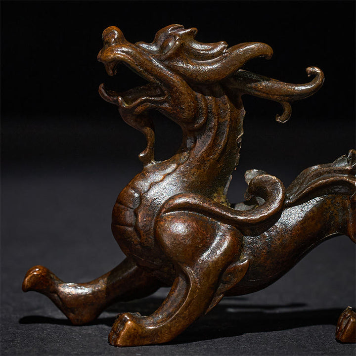 Buddha Stones pequeñas de aleación PiXiu, decoración para la riqueza y la suerte, 9,2 x 2,4 x 5,2 cm - image 7