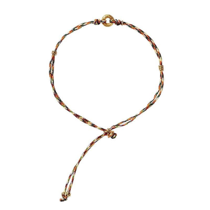 Pulsera de la fortuna multicolor para niños y adultos con hebilla de la paz hecha a mano con Buddha Stones - image 4