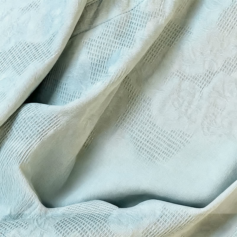 Camisa de manga larga para mujer con cuello mandarín, jacquard y botones chinos con diseño de piedras de Buda y estampado de Buddha Stones. - image 5