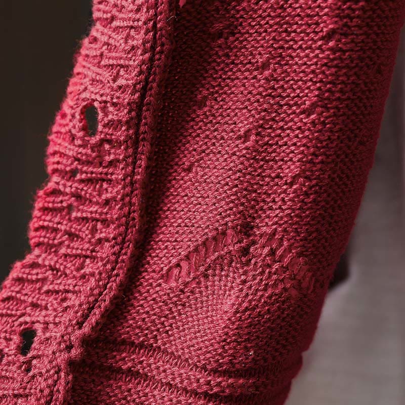 Cárdigan de punto de manga larga para mujer, con botones de encaje y estampado de Buddha Stones, de algodón, con bolsillos. - image 10