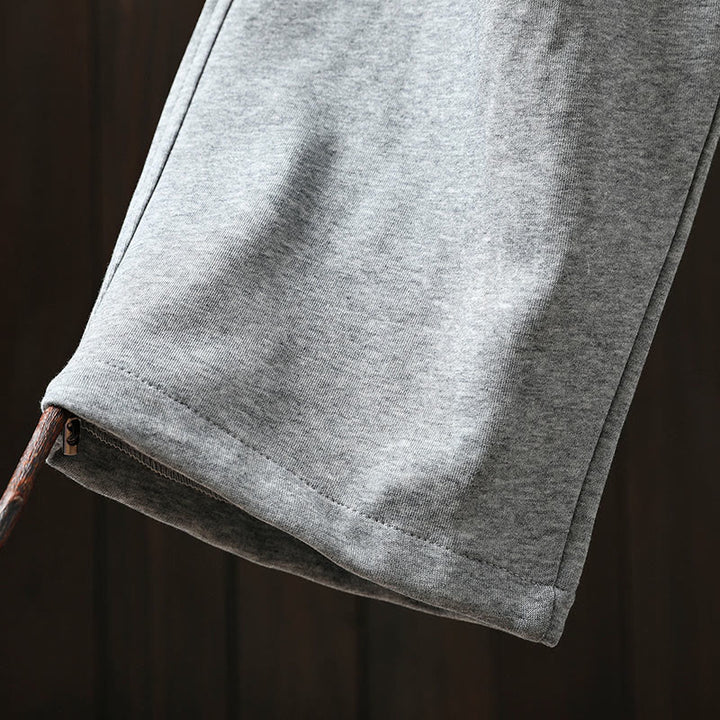 Pantalones de algodón para mujer con bolsillos y bloques de color liso de Buddha Stones Fall - image 11