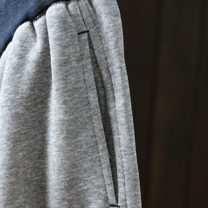 Pantalones de algodón para mujer con bolsillos y bloques de color liso de Buddha Stones Fall - image 8