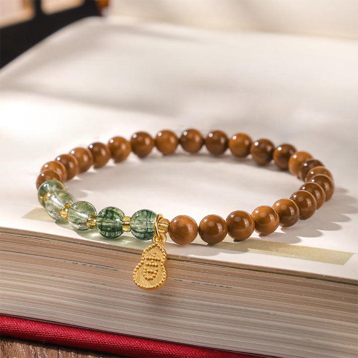 Pulsera de Buddha Stones, semillas de Kuka, fantasma verde para alejar los malos espíritus - image 2