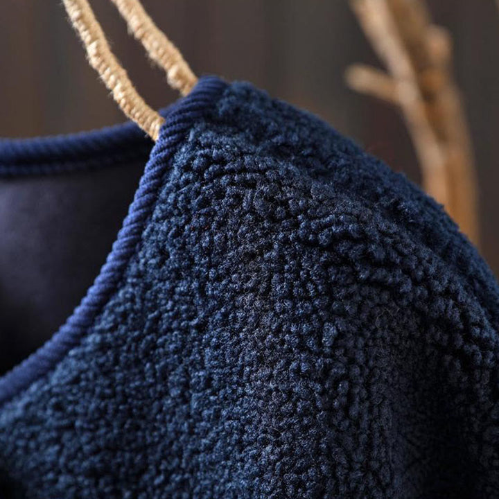 Chaqueta térmica de manga larga para mujer con bolsillos, cierre de cremallera, botones y estampado de Buddha Stones. - image 8