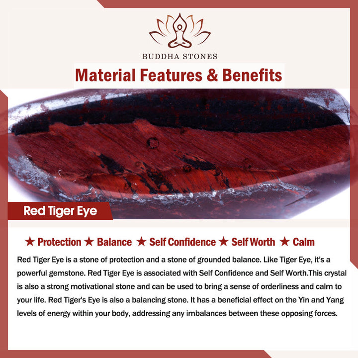 Pulsera de equilibrio de aleación con Buddha Stones y ojo de tigre variado - image 5