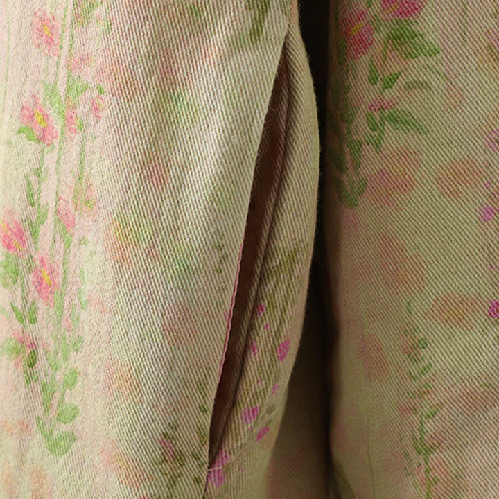 Chaqueta térmica de manga larga para mujer, de algodón, con bolsillos, estampado de encaje y Buddha Stones. - image 11