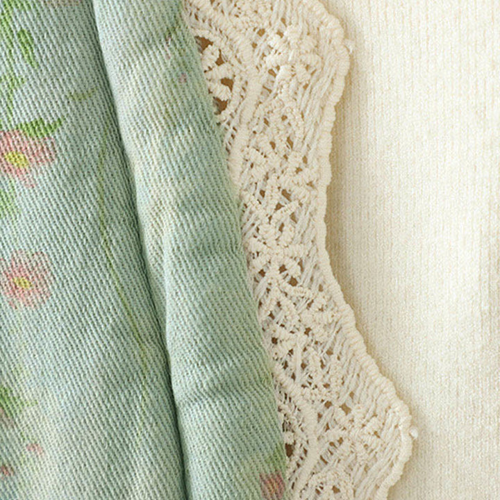 Chaqueta térmica de manga larga para mujer, de algodón, con bolsillos, estampado de encaje y Buddha Stones. - image 19