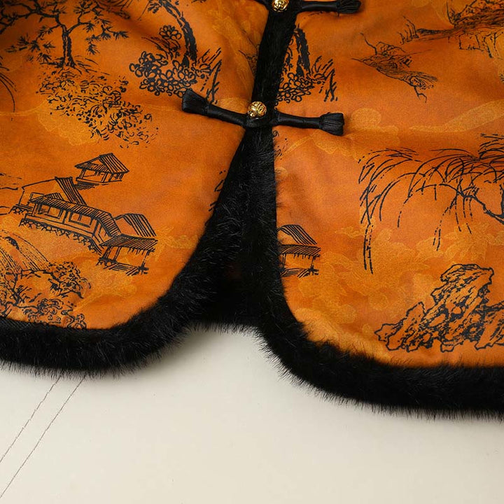 Chaqueta de manga larga y gruesa para mujer con estampado de flores, Buddha Stones.  - image 6