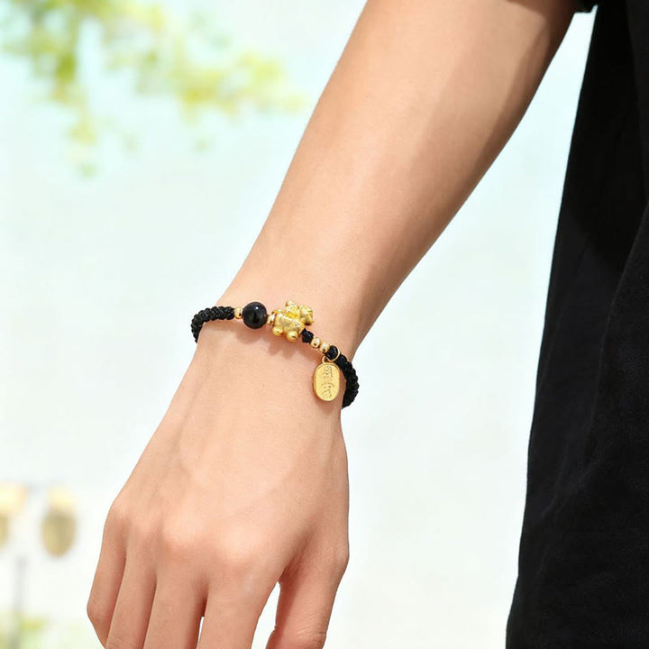 Pulsera de plata de ley 999 con Buddha Stones, Año del Caballo, símbolo de paz, prosperidad y éxito. - image 9