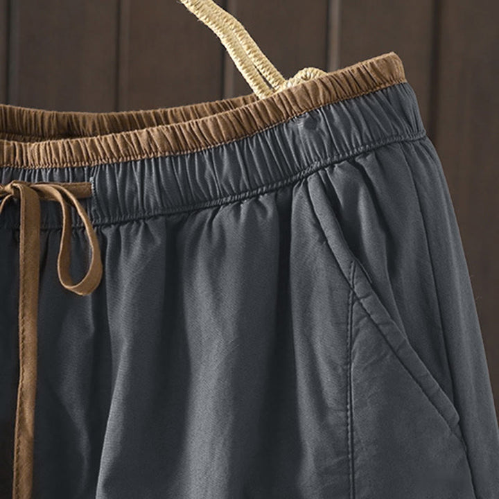 Pantalones térmicos tipo harén de algodón liso con bolsillos para mujer Buddha Stones - image 16