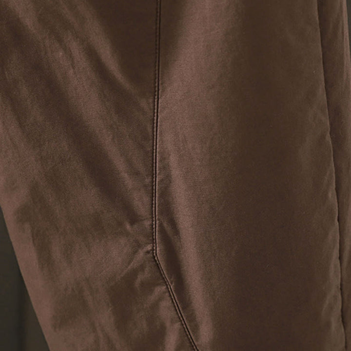 Pantalones térmicos tipo harén de algodón liso con bolsillos para mujer Buddha Stones - image 11