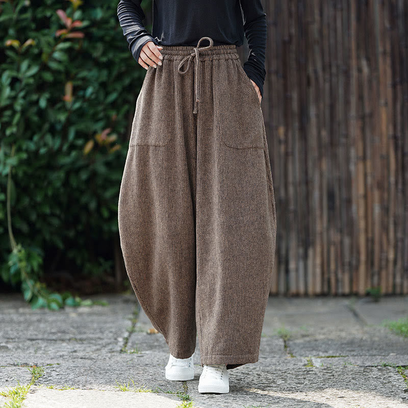 Pantalones de algodón de cintura alta con diseño de cordón ajustable y bolsillos, de color liso, para hombre, con estampado de Buddha Stones. - BurlyWood - US/UK/AU46, EU56 (5XL) - image 0