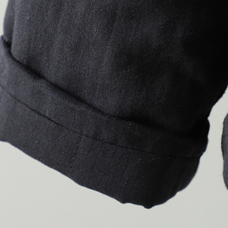 Chaqueta térmica de algodón de manga larga con estampado floral de Buddha Stones para mujer - image 18