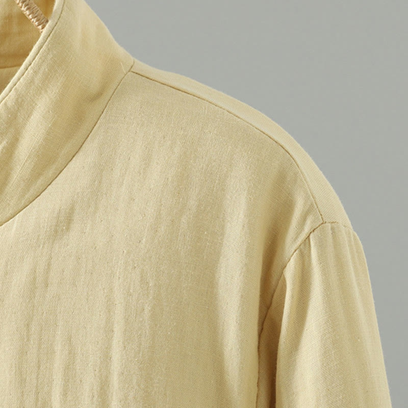 Chaqueta térmica de algodón de manga larga con estampado floral de Buddha Stones para mujer - image 23