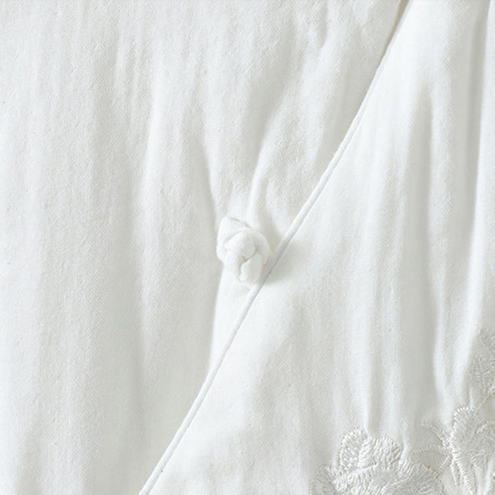 Chaqueta térmica de algodón de manga larga con estampado floral de Buddha Stones para mujer - image 35