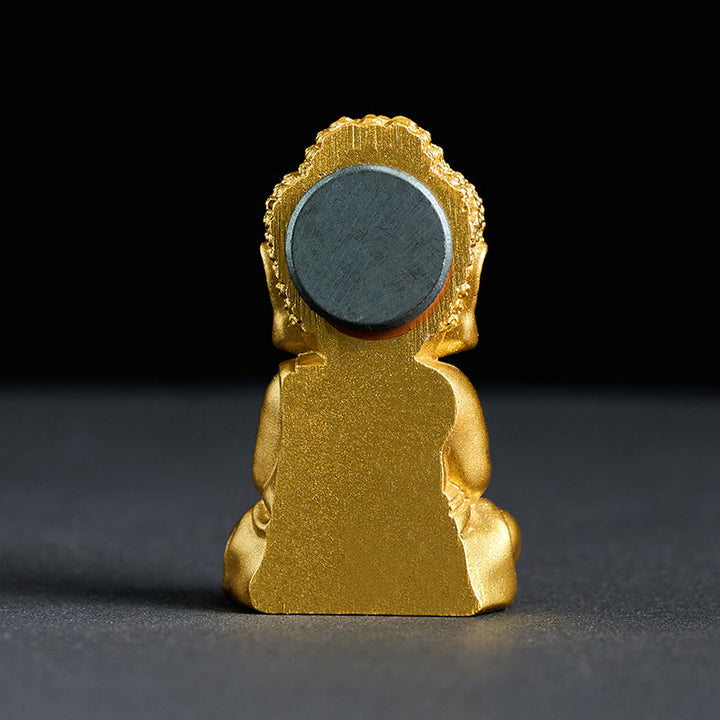 Imán para nevera con estatua de Buda Tathagata de Buddha Stones, decoración para el hogar - image 4