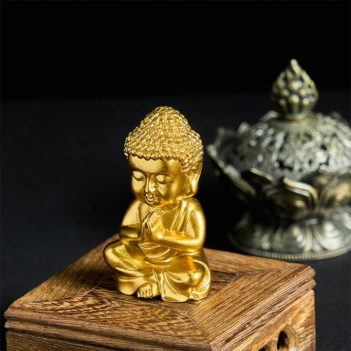 Imán para nevera con estatua de Buda Tathagata de Buddha Stones, decoración para el hogar - Estilo A2 4,1 x 7 x 3 cm (con imán trasero) - image 6