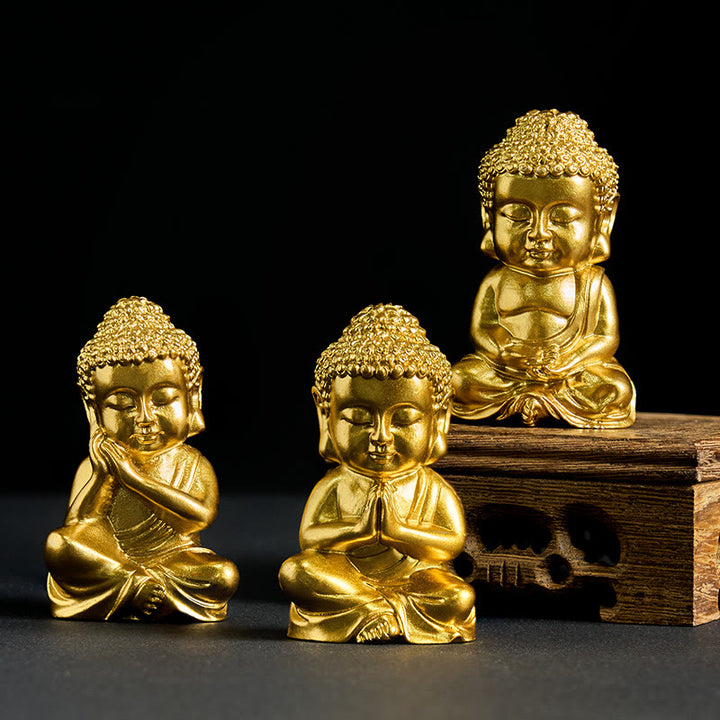 Imán para nevera con estatua de Buda Tathagata de Buddha Stones, decoración para el hogar - image 17