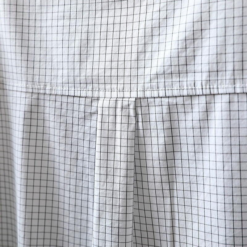 Camisa de algodón de manga larga para mujer con botones en contraste y estampado de Buddha Stones - image 13