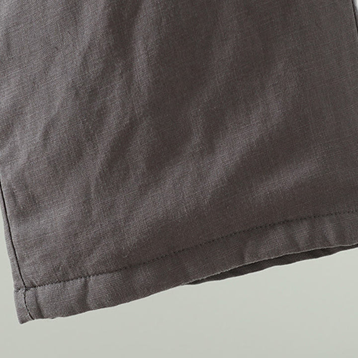 Pantalones anchos de lino y algodón con cordón ajustable de invierno para mujer con Buddha Stones y bolsillos - image 22