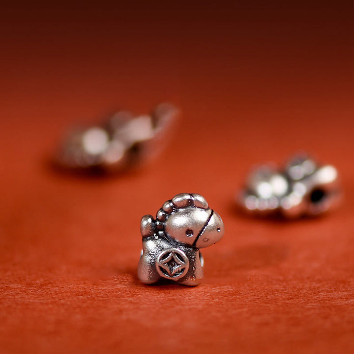 Pulsera tobillera con Buddha Stones en plata de ley 999 y campana de plata de ley 925 para niños y adultos. - image 18