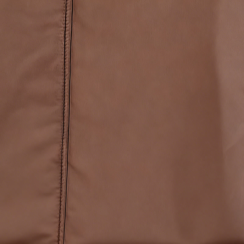 Abrigo térmico de algodón para mujer, de manga larga, con botones y cuello en V y bolsillos , de Buddha Stones, para invierno - image 11