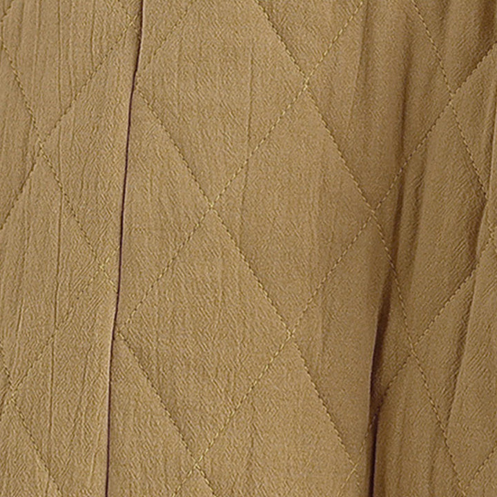 Chaqueta térmica de algodón de manga larga para mujer con bolsillos y botones de rana de invierno de Buddha Stones. - image 14