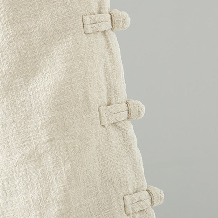 Pantalones rectos térmicos de algodón con diseño de rana y cintura elástica de Buddha Stones para mujer, con bolsillos, para invierno - image 16