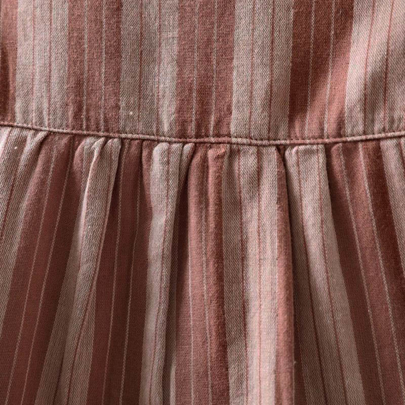 Camisa de algodón de manga larga con cuello alto y botones para mujer con Buddha Stones - image 19