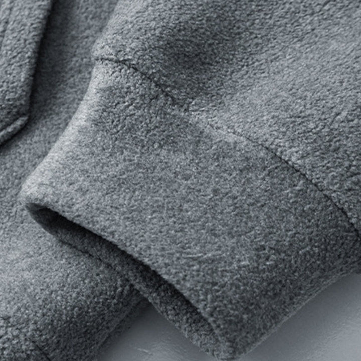 Sudadera con capucha de algodón de manga larga con forro polar y diseño de cremallera para hombre, otoño e invierno, con Buddha Stones - image 6