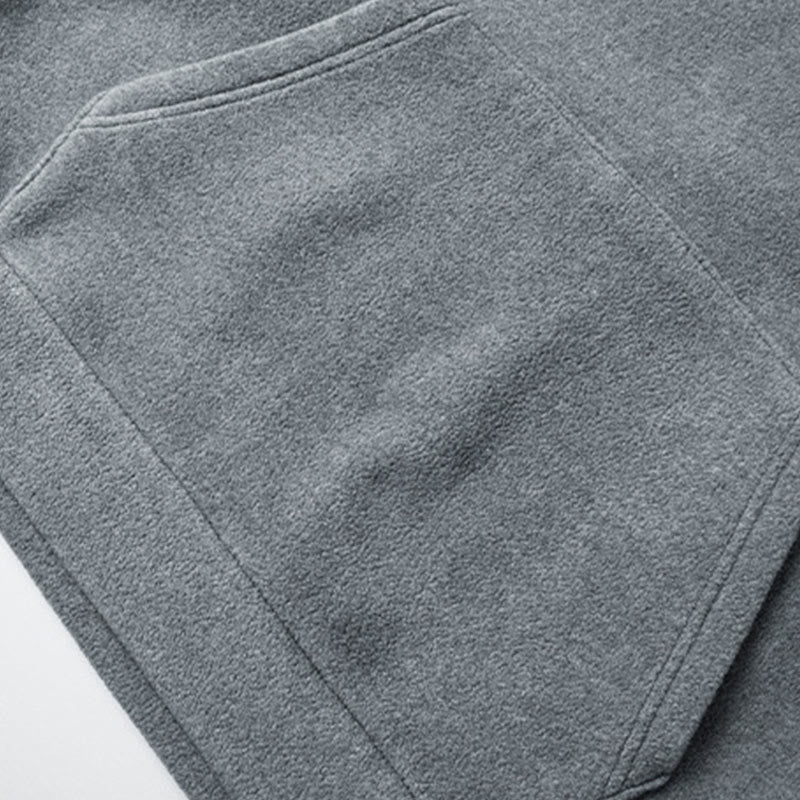 Sudadera con capucha de algodón de manga larga con forro polar y diseño de cremallera para hombre, otoño e invierno, con Buddha Stones - image 4