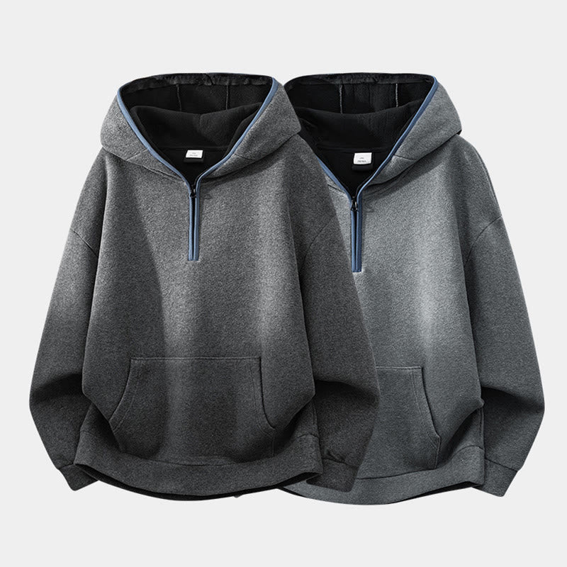 Sudadera con capucha de algodón de manga larga con forro polar y diseño de cremallera para hombre, otoño e invierno, con Buddha Stones - image 13