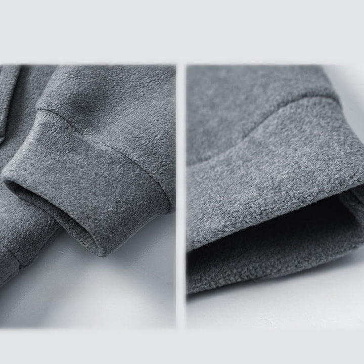 Sudadera con capucha de algodón de manga larga con forro polar y diseño de cremallera para hombre, otoño e invierno, con Buddha Stones - image 9