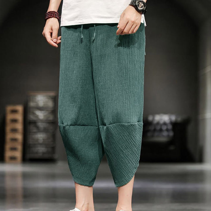 Pantalones cortos de verano Buddha Stones para hombre con bolsillos - image 11