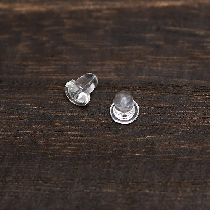 Pendientes de equilibrio de oro y cobre con jaspe verde, flor de magnolia y Buddha Stones - image 4