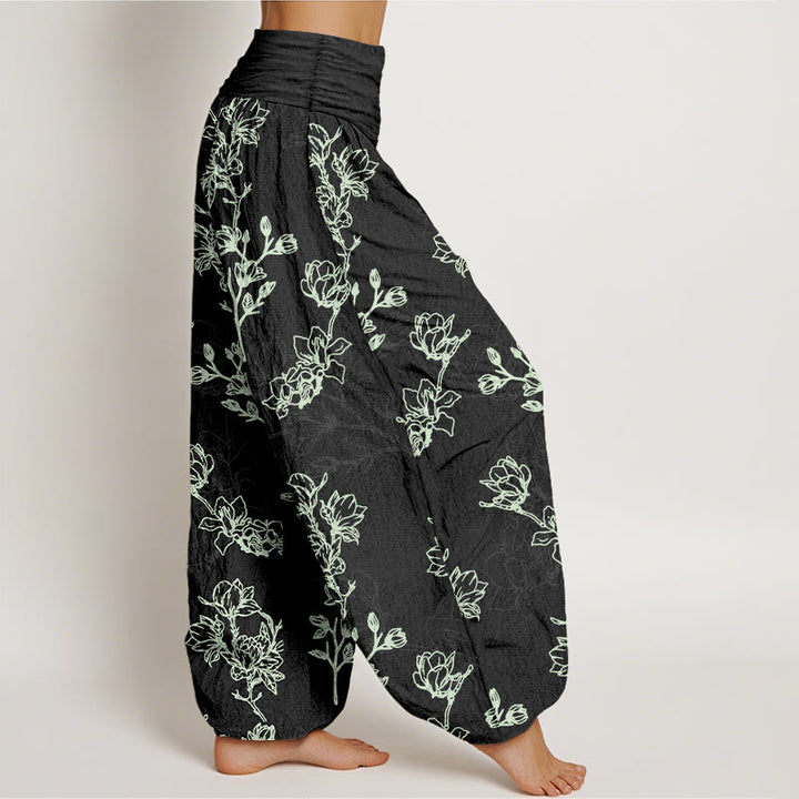 Pantalones Buddha Stones para mujer, cintura elástica - image 7