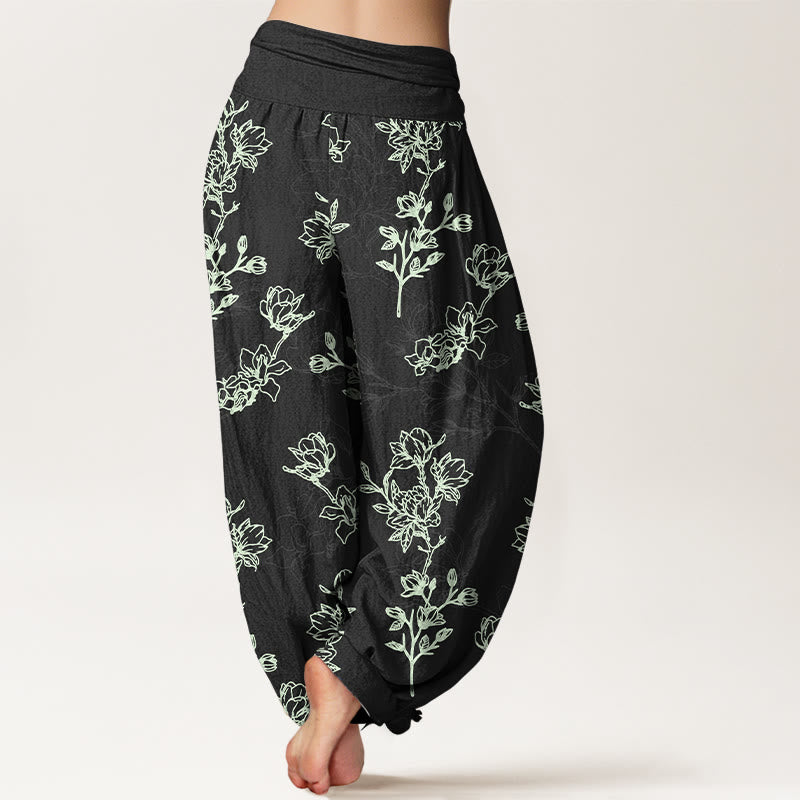 Pantalones Buddha Stones para mujer, cintura elástica - image 6