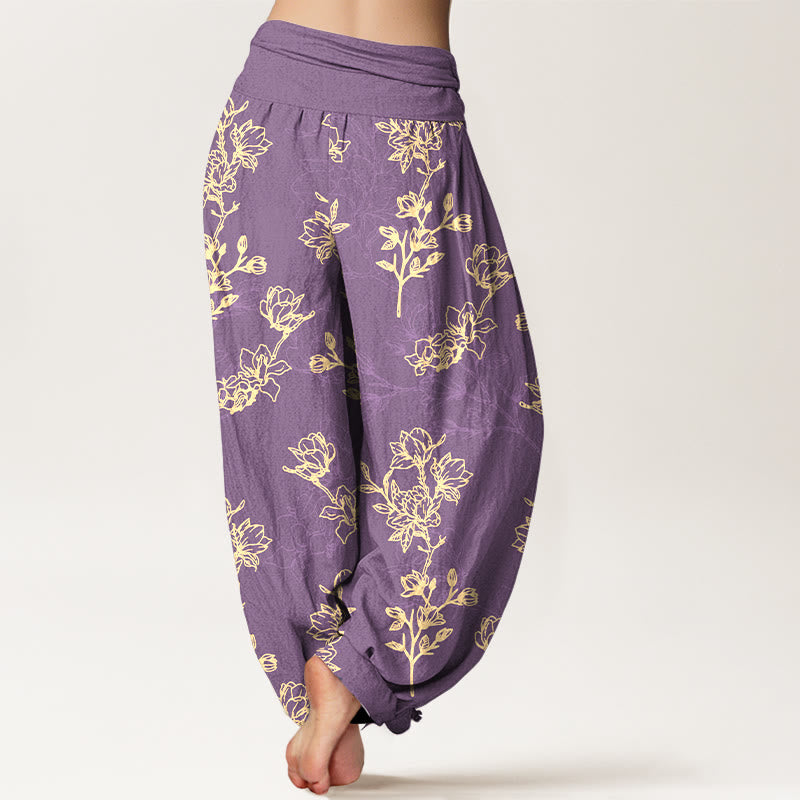 Pantalones Buddha Stones para mujer, cintura elástica - image 9